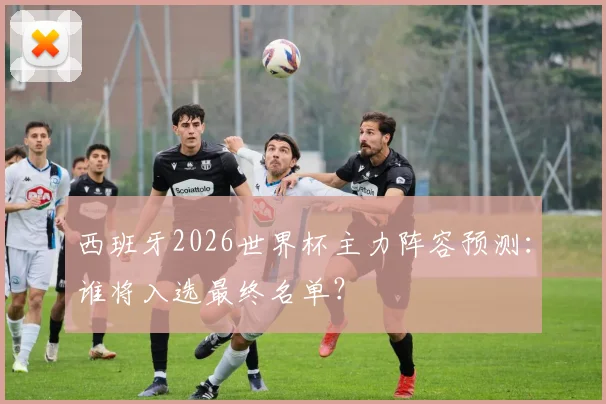 西班牙2026世界杯主力阵容预测：谁将入选最终名单？